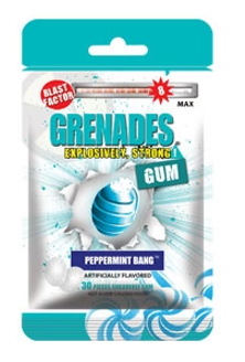 P-mint Grenades Gum - Peppermint Bang 30pcs (gtt)