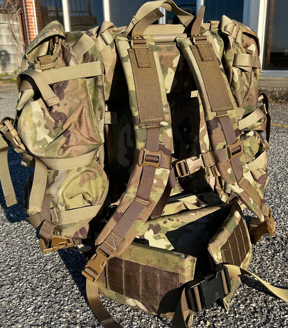 PROUT - CUSTOM Molle Conversion Large Ruck Alice Malice Pack Frame Shoulder Kidney COMPLETE