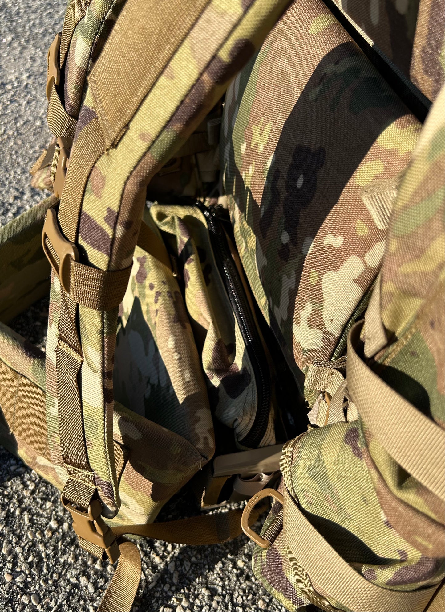 PROUT - CUSTOM Molle Conversion Large Ruck Alice Malice Pack Frame Shoulder Kidney COMPLETE