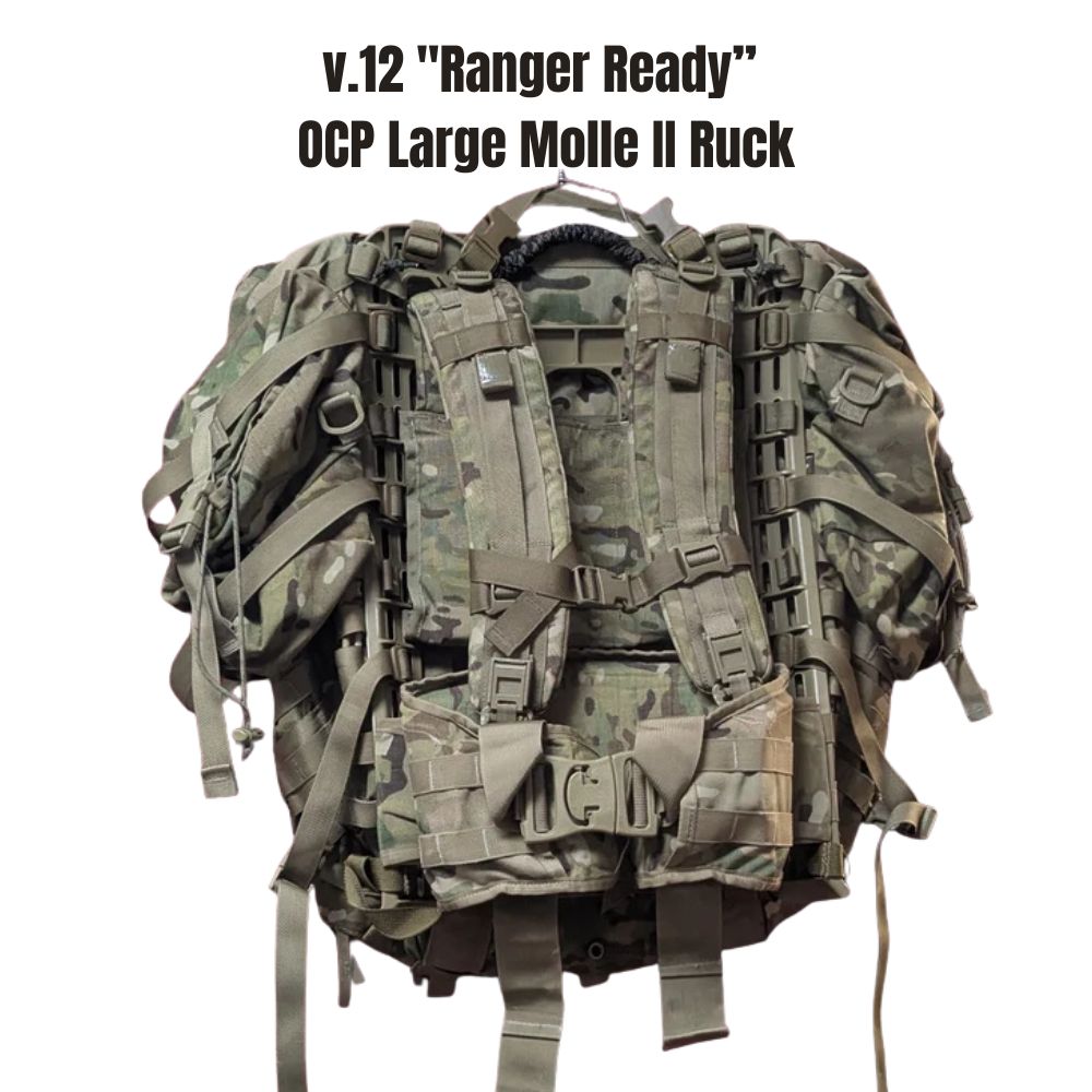 Ranger Ready' OCP Large Molle II Ruck w/ The Gibson Configuration