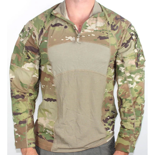 X-LARGE NOS 1/4 Quarter Zip Type 2 Combat OCP Multicam FRAC Top Shirt (FB08-OCP-X-Large)
