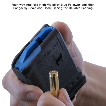 UTG® AR15 Polymer Magazine, 10 Round, .223 / 5.56 (RBT-AM10)