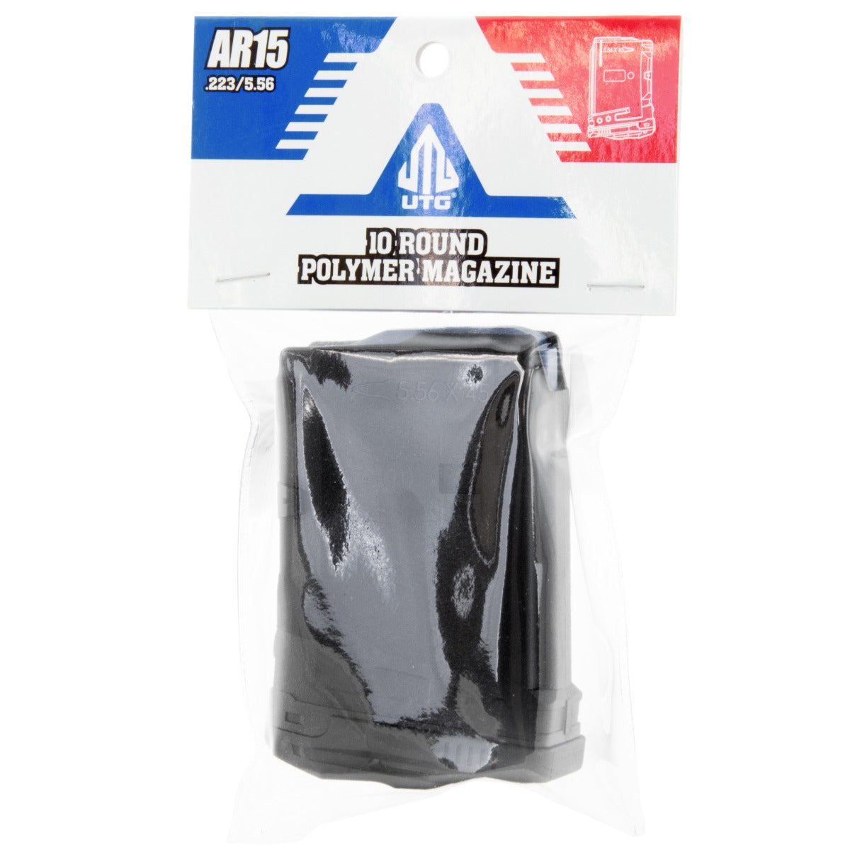 UTG® AR15 Polymer Magazine, 10 Round, .223 / 5.56 (RBT-AM10)