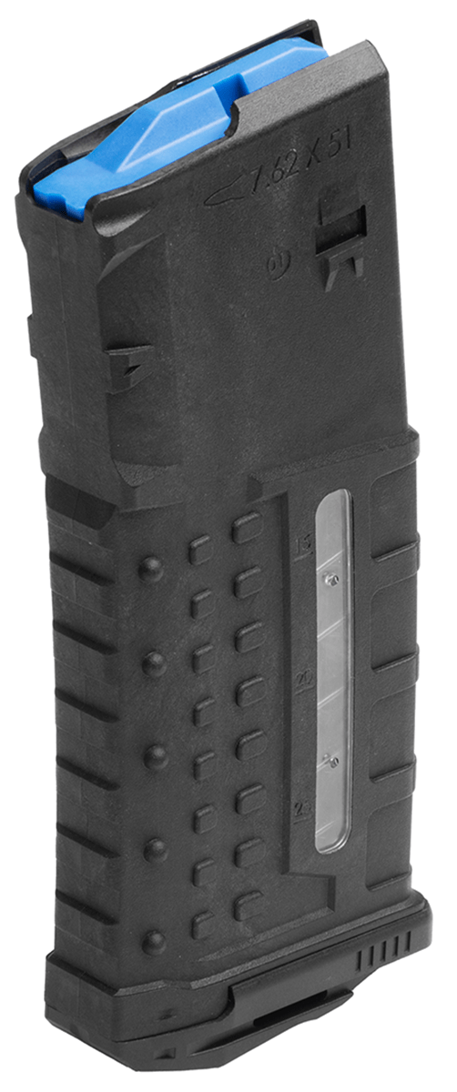 UTG® AR308 Windowed Polymer Magazine, 25 Round, LR / SR .308 (RBT-DM25)