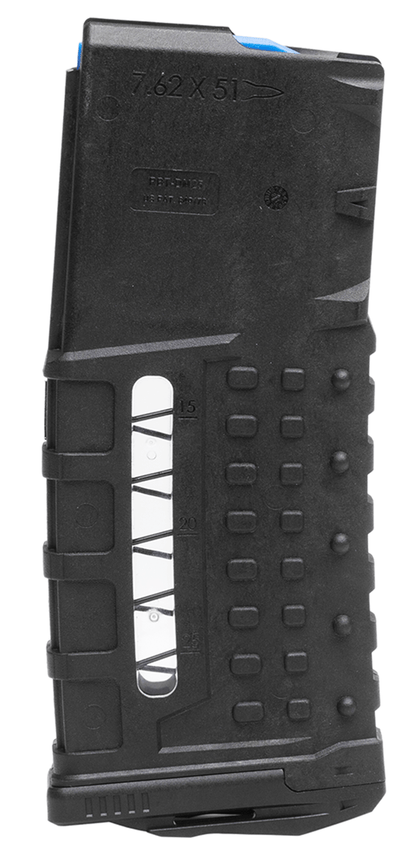 UTG® AR308 Windowed Polymer Magazine, 25 Round, LR / SR .308 (RBT-DM25)