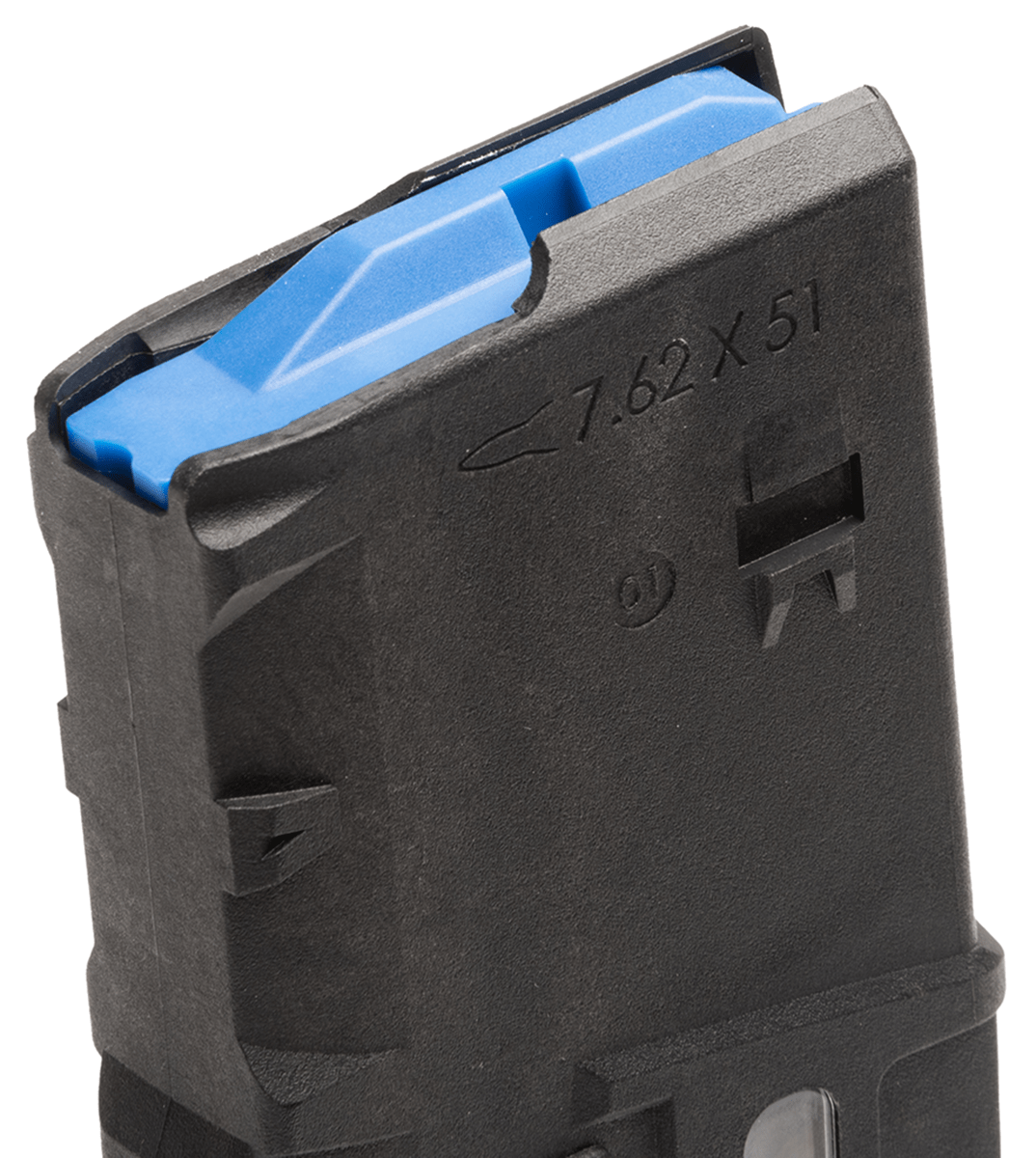 UTG® AR308 Windowed Polymer Magazine, 25 Round, LR / SR .308 (RBT-DM25)