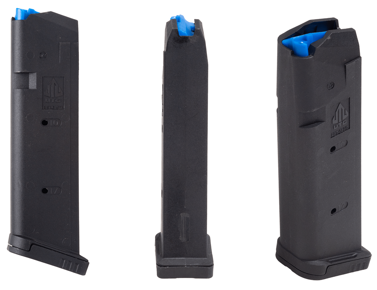 UTG® GL917 Polymer Magazine, for GLOCK®, 17 Round, 9mm (RBT-GL917)
