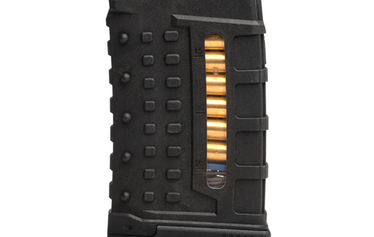 UTG® AR308 Windowed Polymer Magazine, 25 Round, LR / SR .308 (RBT-DM25)