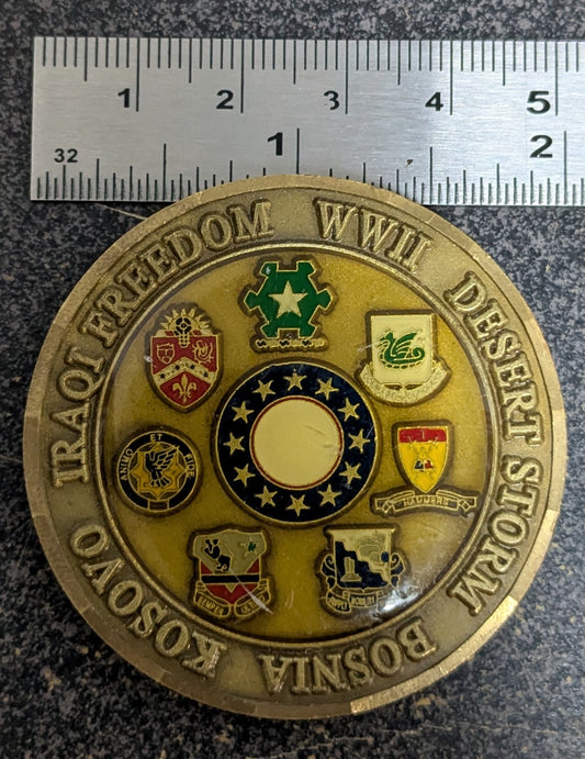 Challenge Coin 1st Armored Division "Old Ironsides" Ready First Combat Team (CHCC-26May44)