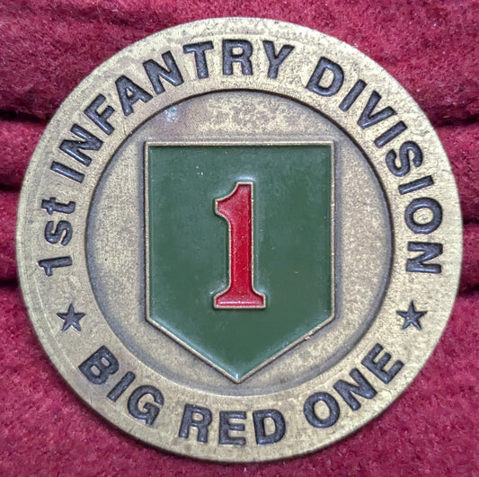 Challenge Coin 1st Infantry Division Big Red One Bro Pro (chcc-25APR176)
