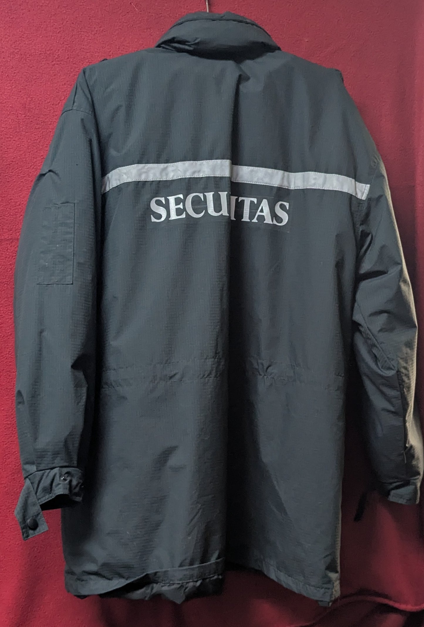 Cold Weather Parka with Hood and Liner Black L (FB6-26Mar14)