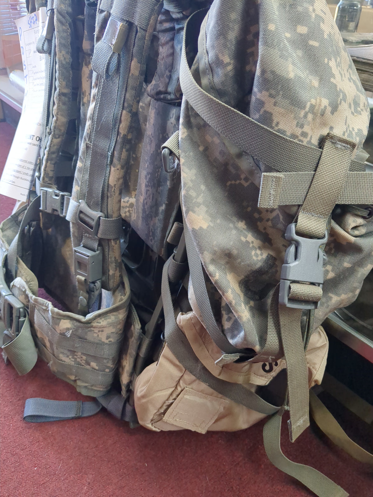 Postma MAIL-IN - v.12 "Ranger Ready" ACU Large Molle II Ruck w/ The Gibson Configuration w/ Name Tape & Cat Eyes (V12 2026-03)