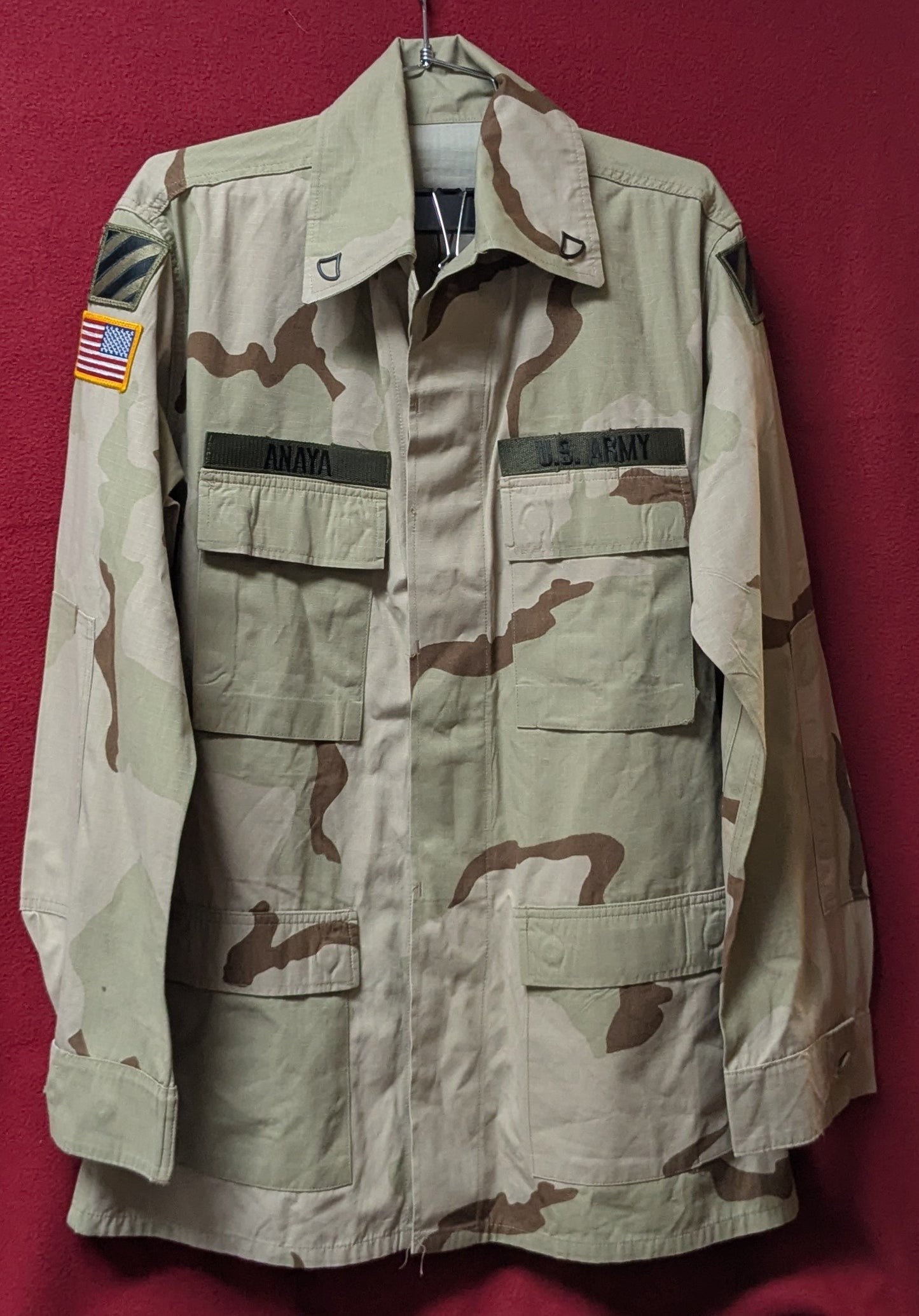 Vintage USGI Desert Camo DCU Top Coat L/R Large Regular (DC5-26Mar64)