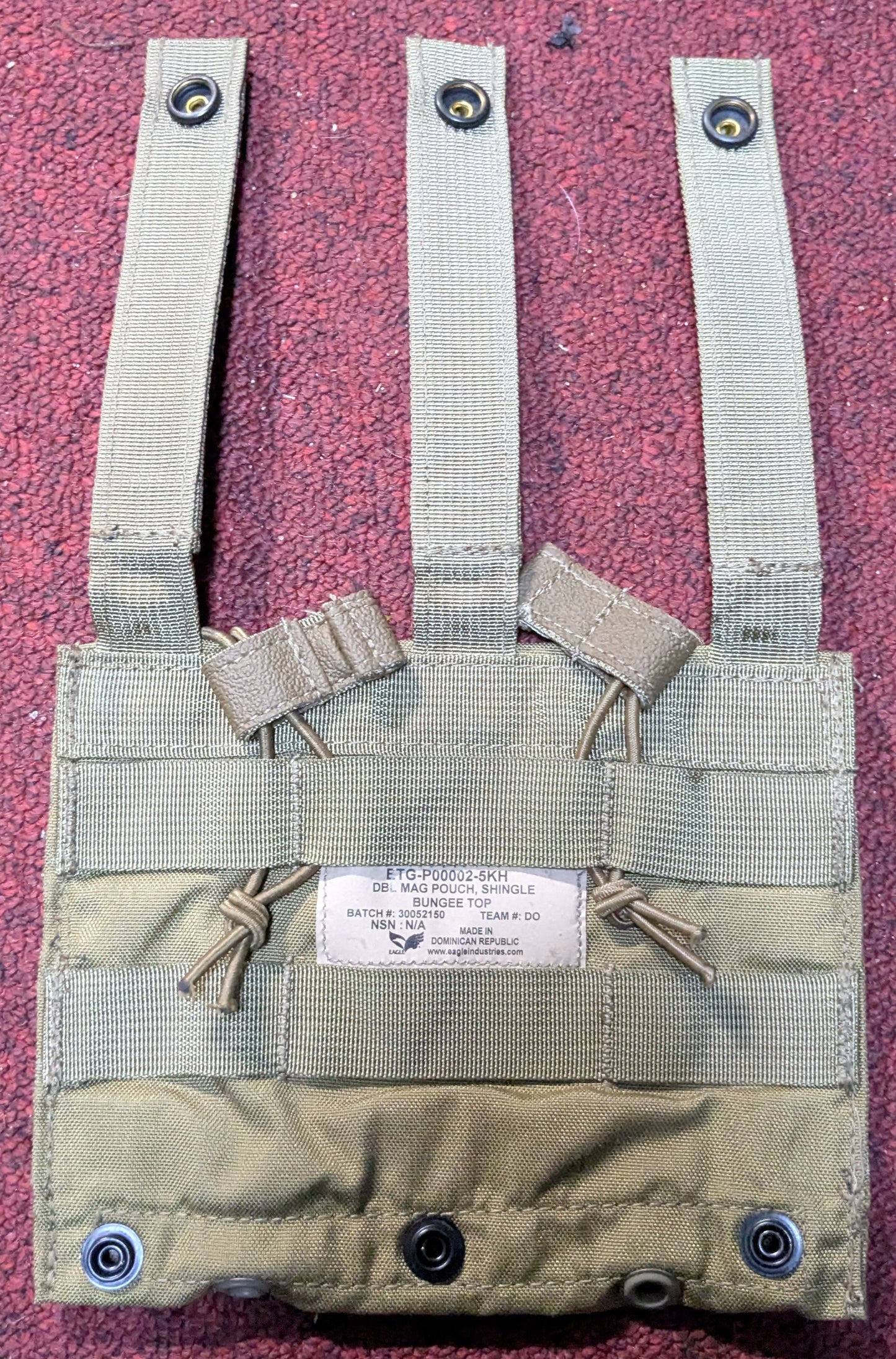 NOS Eagle Industries Double Mag Pouch Shingle Coyote (CA4-26Apr57)
