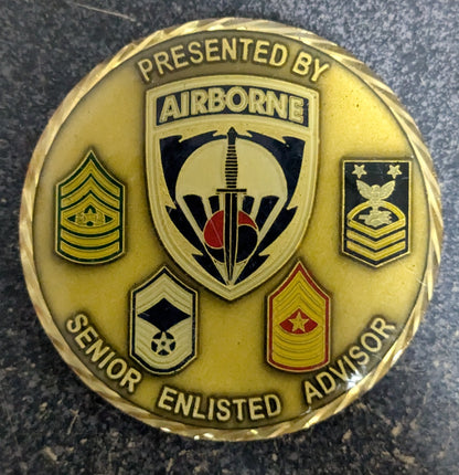 Challenge Coin Special Operations Command Korea Airborne (CHCC-25Jul59)