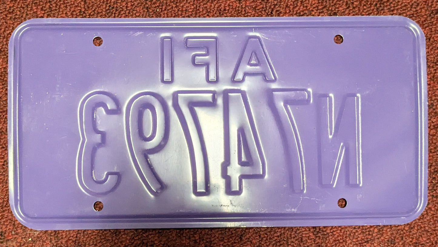 American Forces Military License Plate AFI, AFI N74793 (db06-25Jun02)