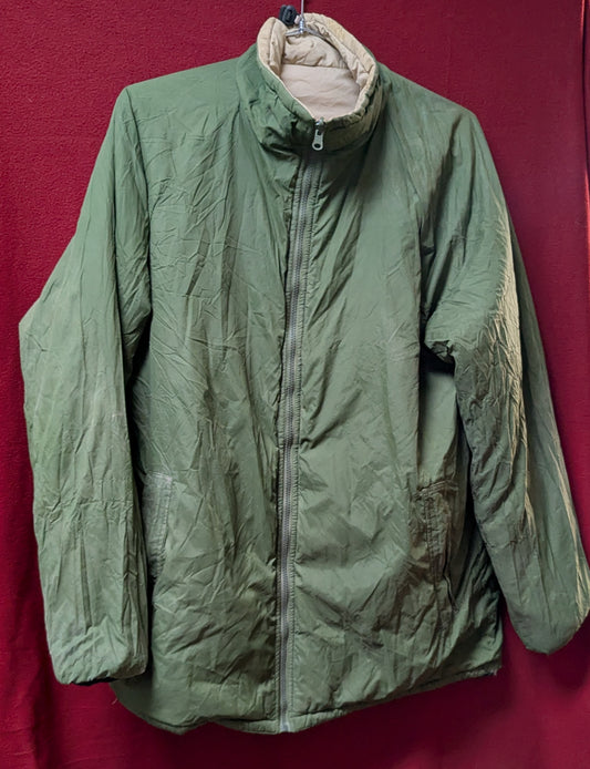 British Army Jacket, Reversible Thermal, Sand/Olive Large (AB13-25Jul70)
