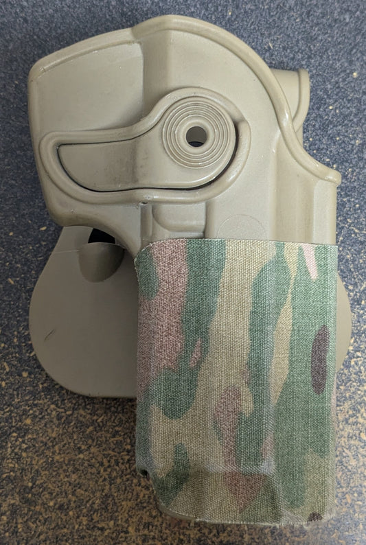 IMI Beretta 92/96 & Vertec Handgun Holster and Belt Clip Tan Right Handed (FA8-26Mar91)