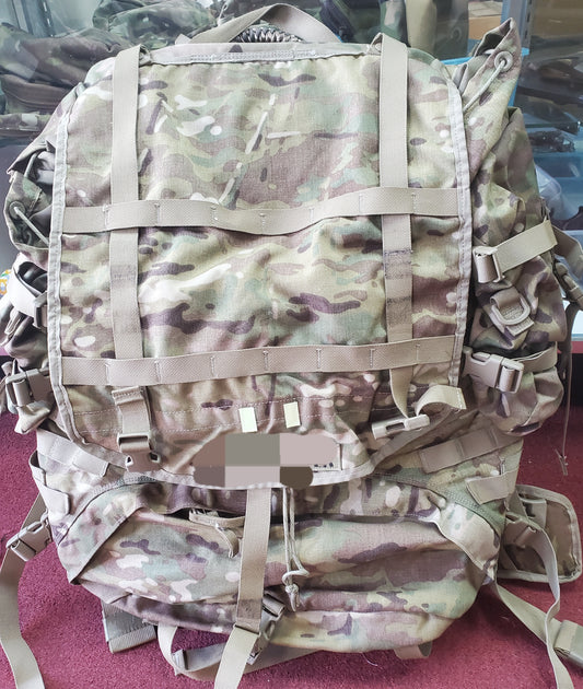 "Ranger Ready' OCP Large Molle II Ruck w/ The Gibson Mod w/ Name Tape & Cat Eyes