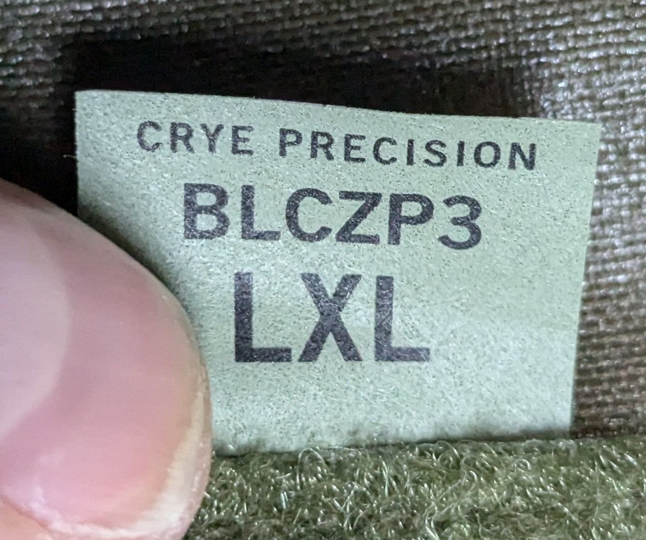Crye Precision Ranger Green MOLLE Zip-On Panel 2.0 BLCZP3 (da14-25MAR25)