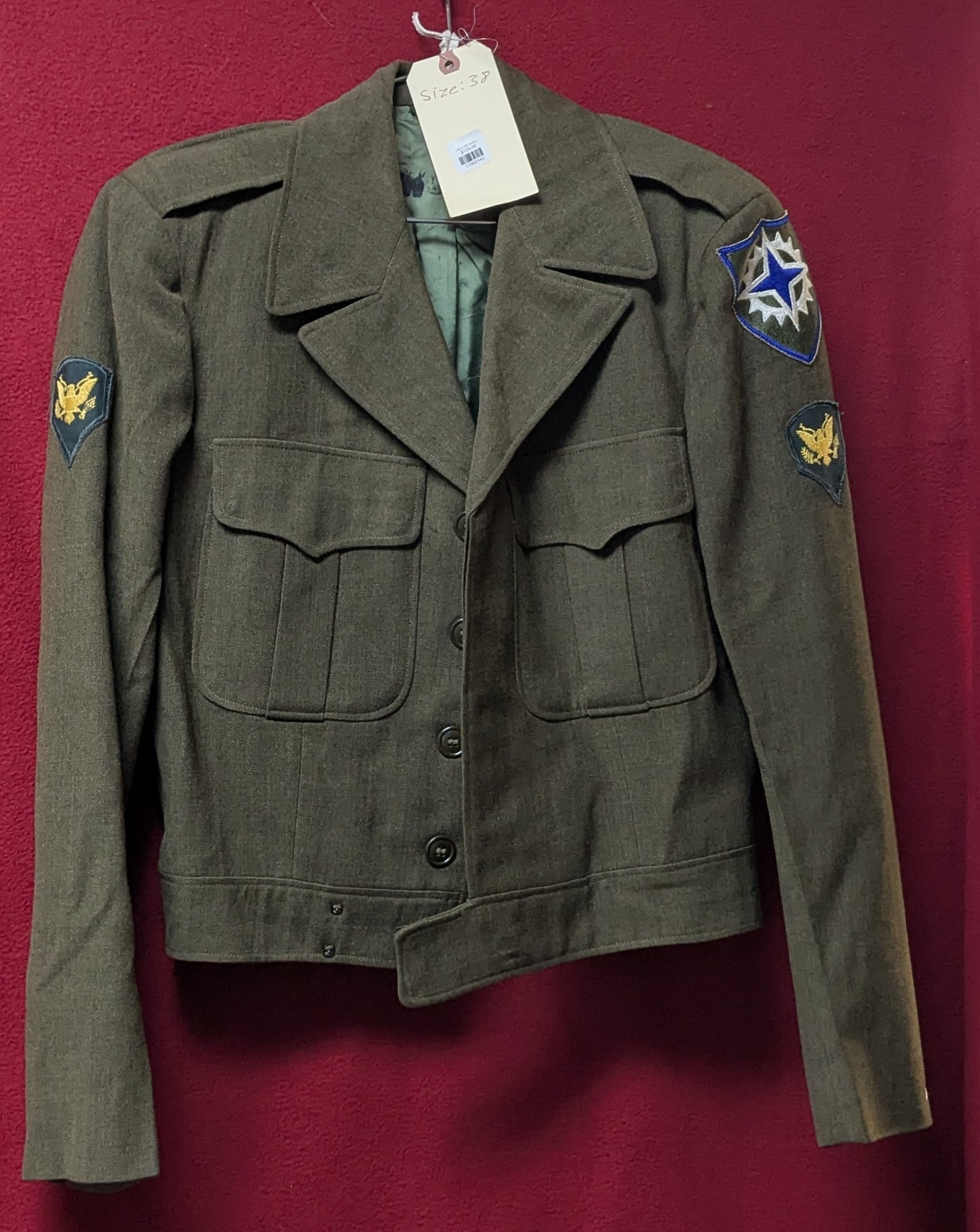 Vintage US Army "Ike" Jacket 38L (FB14-26Feb73)