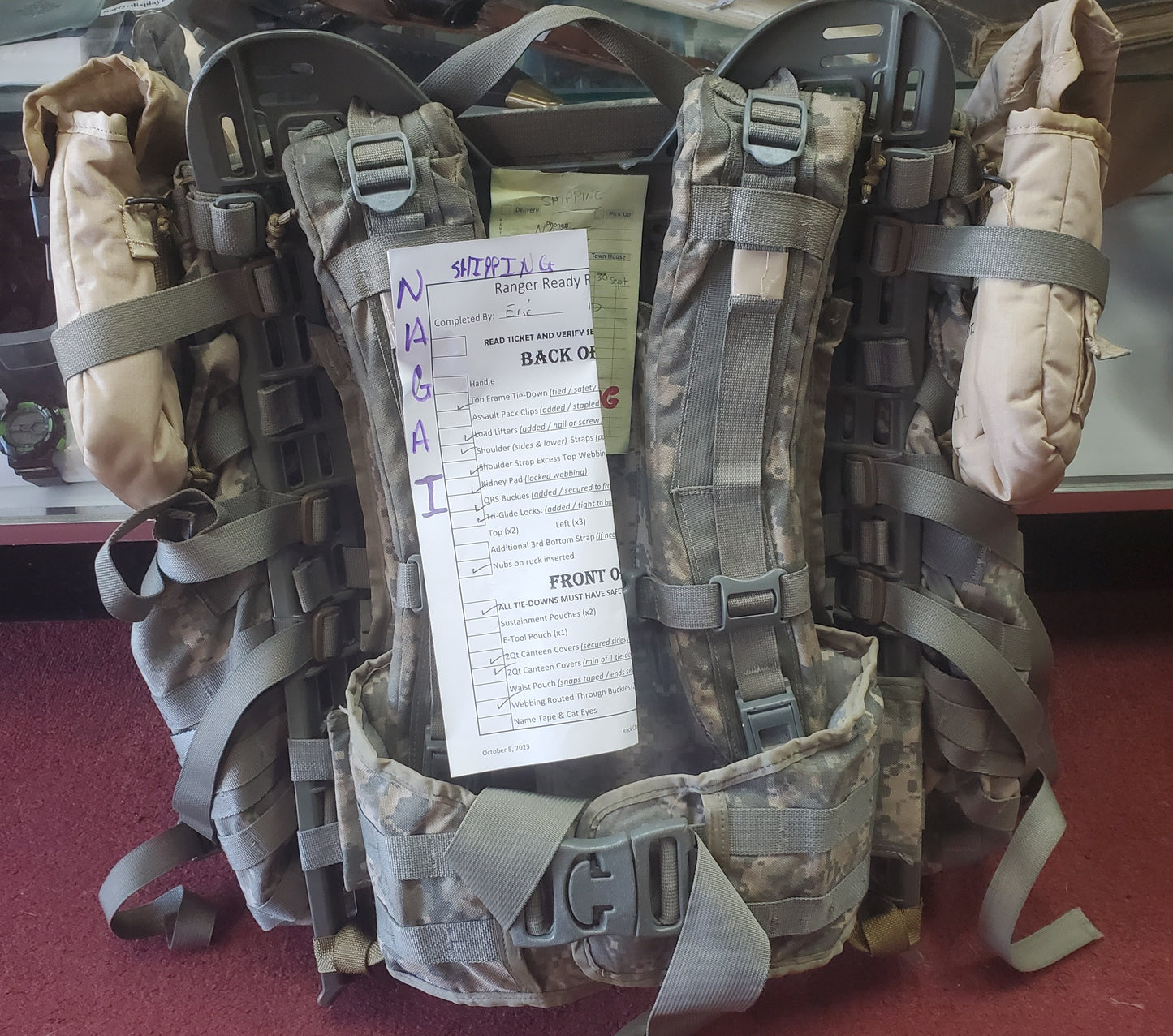 NAGAI - SFAS Ruck Configuration ACU (customer mail-in ruck)