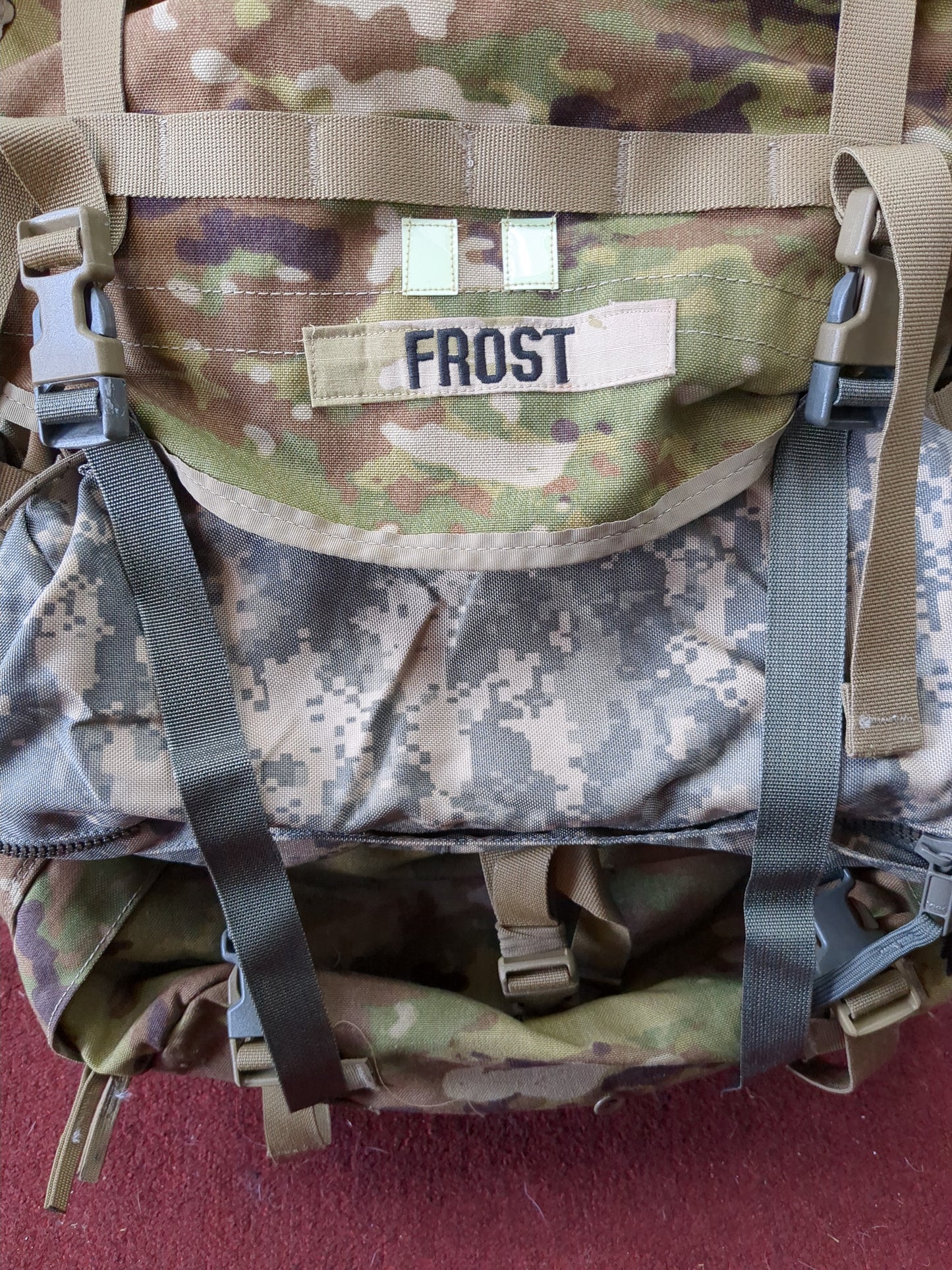 Frost MAIL-IN - v.12 "Ranger Ready" OCP Large Molle II Ruck w/ The Gibson Configuration w/ Name Tape & Cat Eyes (V12 2026-03)