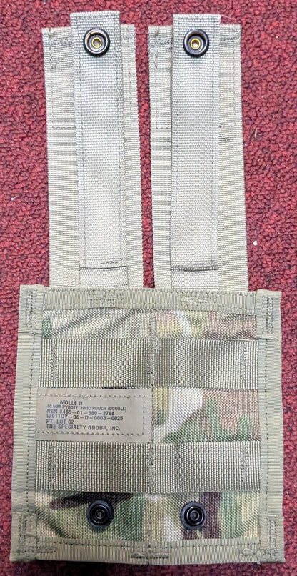 Molle II 40MM Pyrotechnic, Double Pouch (DA10-25Aug31)
