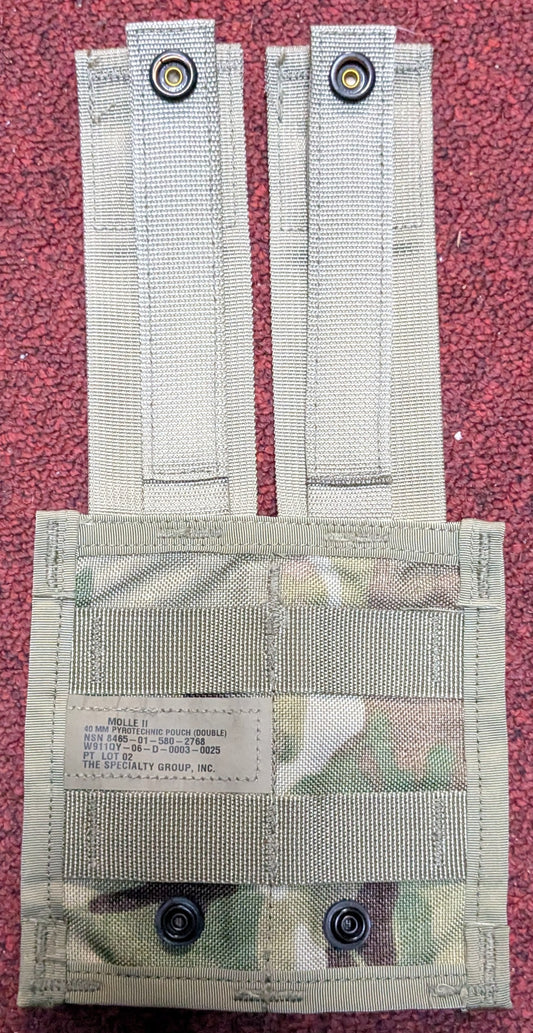 Molle II 40MM Pyrotechnic, Double Pouch (DA10-25Aug31)
