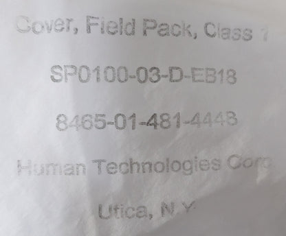 Snow Cam, Field Pack Cover Shell (fb12-25Jun81)