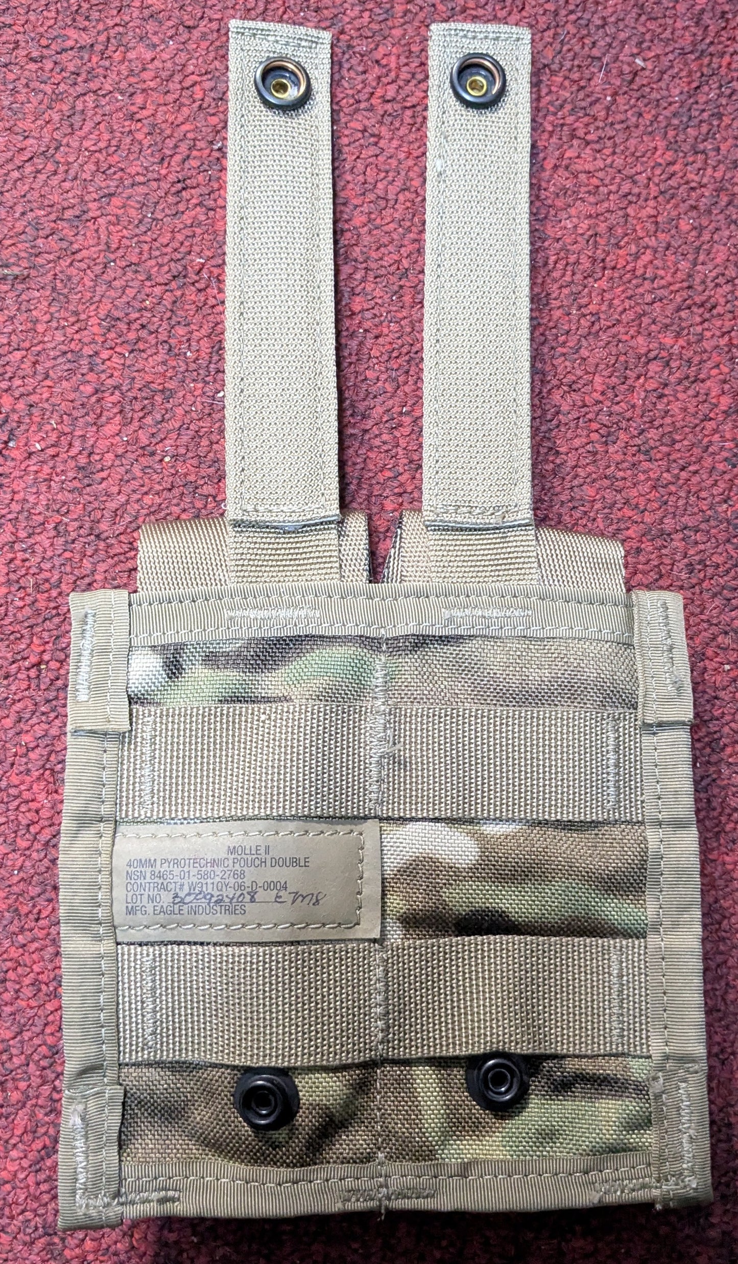 Eagle Industries Molle II 40MM Pyrotechnic Pouch Double OCP Multicam (CA3-26Apr59)