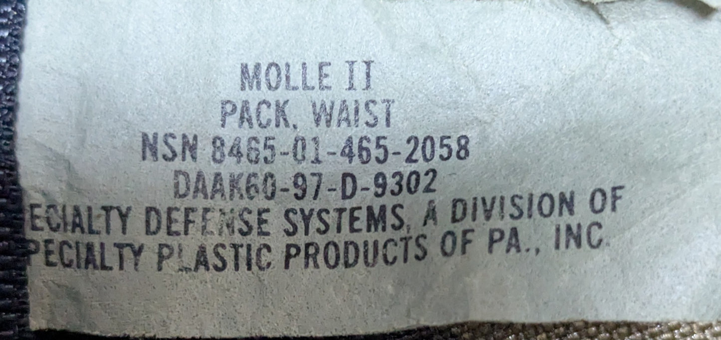 Woodland Camo Molle II Waist Pack (DB11-25Aug26)