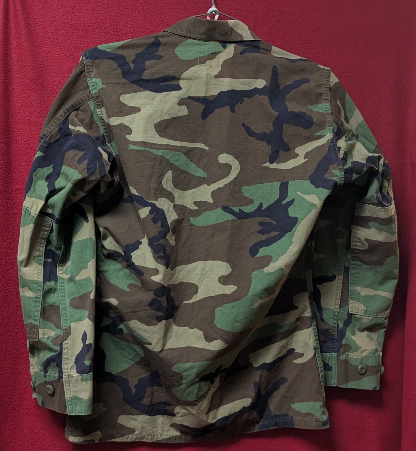Vintage USGI Woodland Camouflage Pattern Coat Small Reg (DC5-26Mar46)