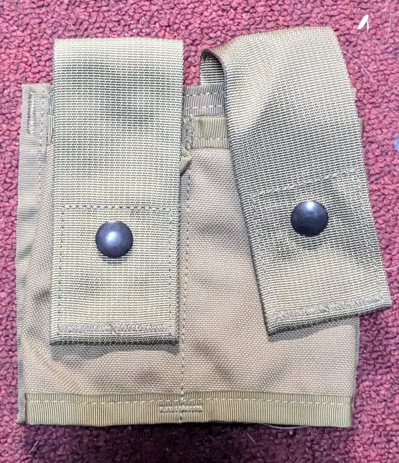 NOS Molle II 40 MM Pyrotechnic Pouch Double Coyote (CA4-26Apr62)