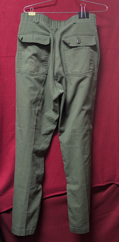 US Army Olive Utility Trousers 34 x 31 (25Dec47)
