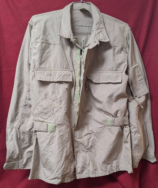 Genuine US Military Combat Aircrew Tan Class 2 Coat Large Long (DB06-25Aug28)