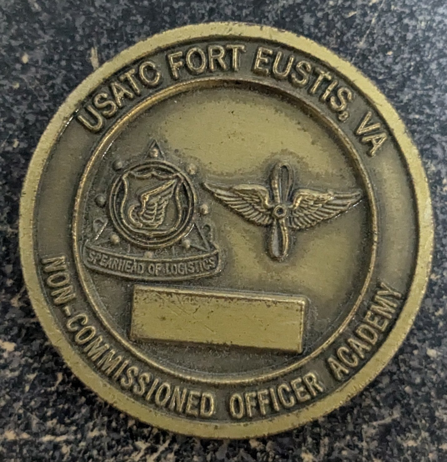 Challenge Coin USATC Fort Eustis Non-Commissioned Officer Academy (CHCC-25Jul38)