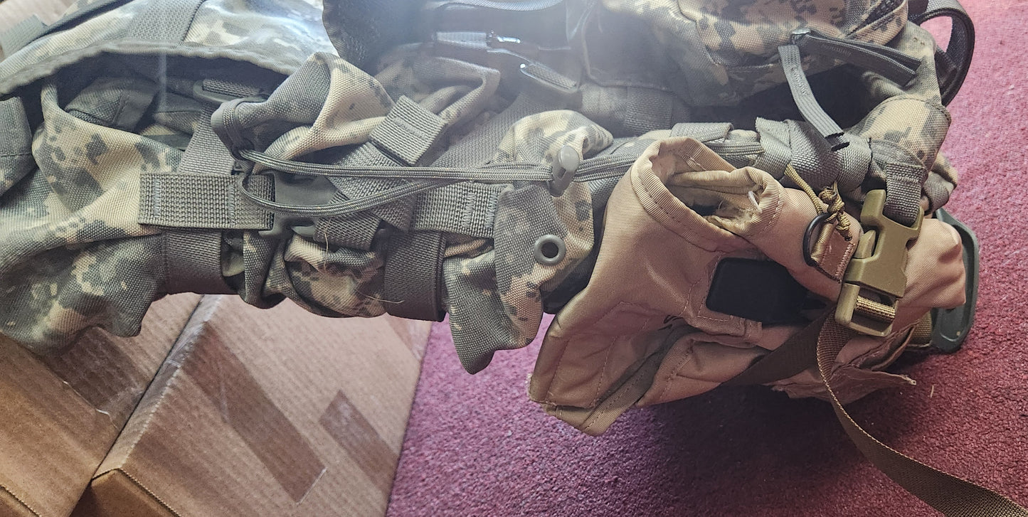 *MENDEZ* MAIL-IN - v.12 "Ranger Ready" ACU Large Molle II Ruck w/ The Gibson Configuration w/ Name Tape & Cat Eyes (V12 2026-03)