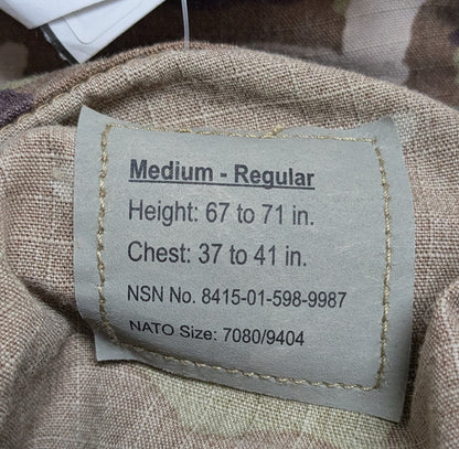NOS - Set of Medium Regular Deployment FRAC Uniform Top Pants OCP Multicam (25APR01)
