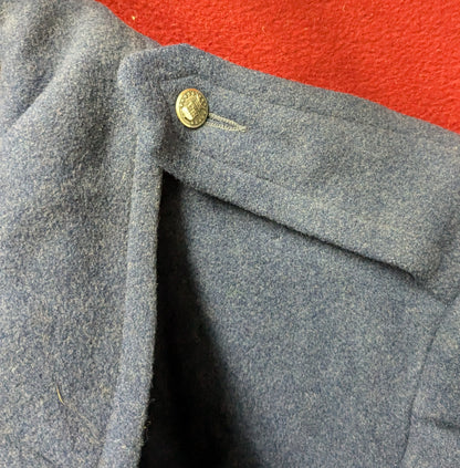 1950s US Air Force Blue 85 Wool All-Weather 41 REGULAR Men's Overcoat (CA12-25APR24)