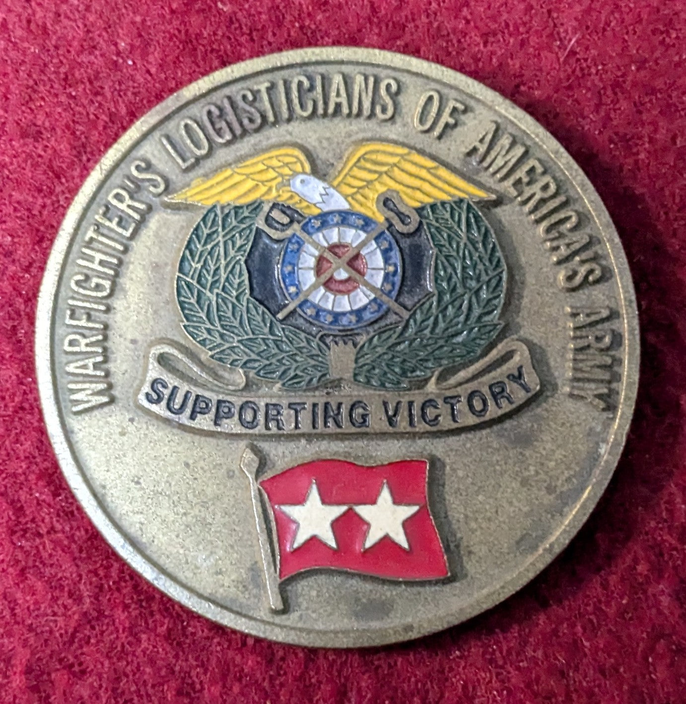 Challenge Coin Quartermaster General's Warfighters (chcc-25May58)