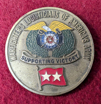 Challenge Coin Quartermaster General's Warfighters (chcc-25May58)