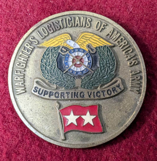 Challenge Coin Quartermaster General's Warfighters (25May58)