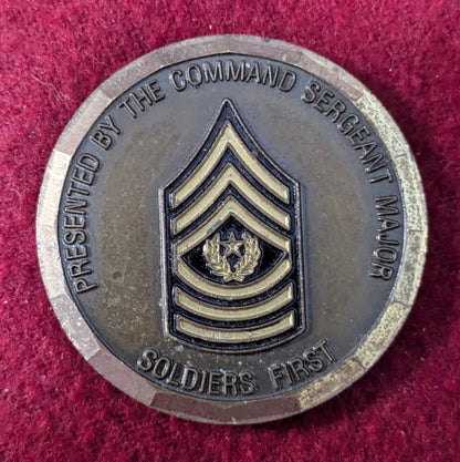 Challenge Coin 3D Corps Support Command CSM Sustaining The Line (chcc-25May29)