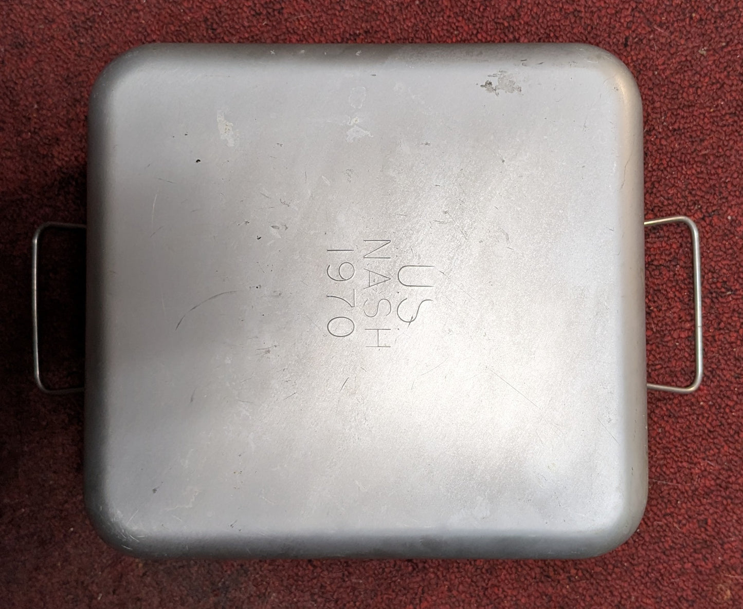 U.S. Nash Lidded Metalware 5.5"x7.875"x8.25" (FA3-26jan69)