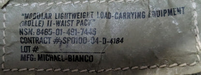 MOLLE II Desert Camo Modular Lightweight Load-Carrying Waist Pack (DB11-25Aug21)