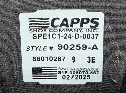 Capps Brown Oxford Dress Shoes Size 9 3E (CA10-25Aug48)