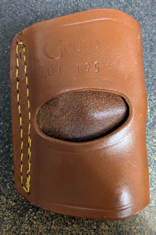 Gould and Goodrich Right Hand Yaqui Slide Holster #801 195 Leather Belt Holster (FA2-26Mar89)