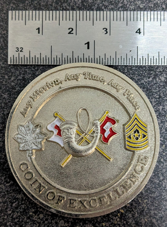 Challenge Coin 32nd Signal Battalion Coin of Excellence, Sound the Warriors (CHCC-26May30)
