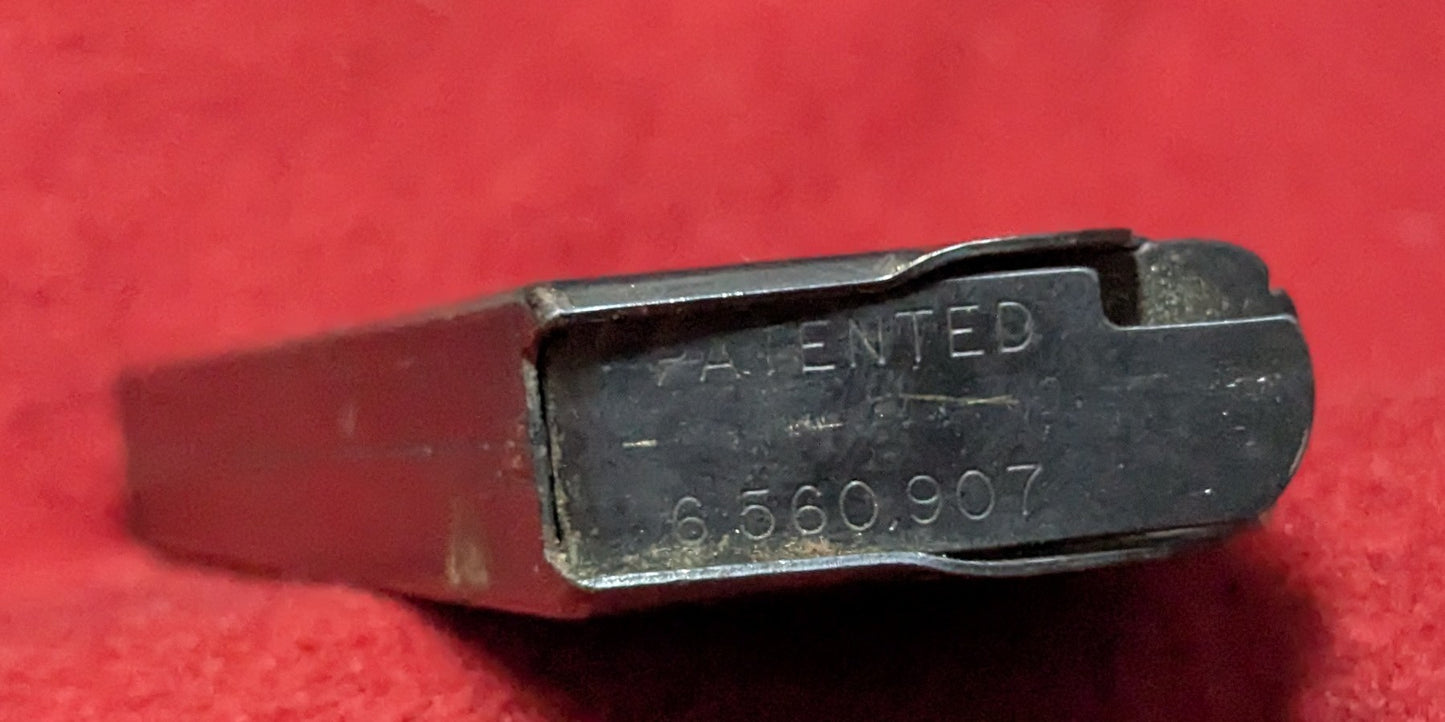Kimber 1911 Magazine Patent 6560907 (AC01-25Jul87)